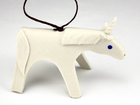 Porcelain Unicorn Ornament by Beth DiCara Discount