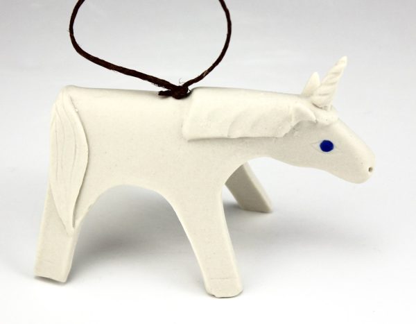 Porcelain Unicorn Ornament by Beth DiCara Discount