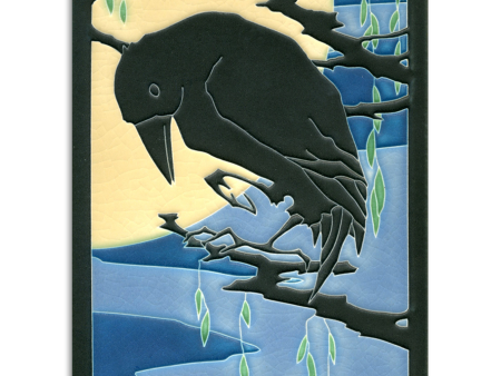 Ceramic  Raven  Tile by Motawi Tileworks Online Hot Sale