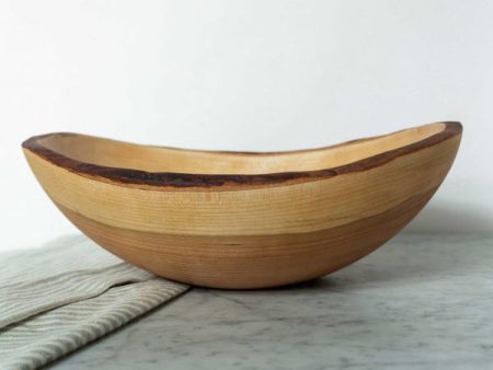 Medium Cherry Wood Bowl by Spencer Peterman For Sale