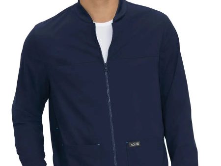 Koi Hayden Jacket (Unisex) - Navy For Discount