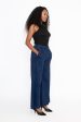 Denim Palazzo Pants Discount