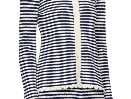 Addy Striped Knit Cardigan Discount