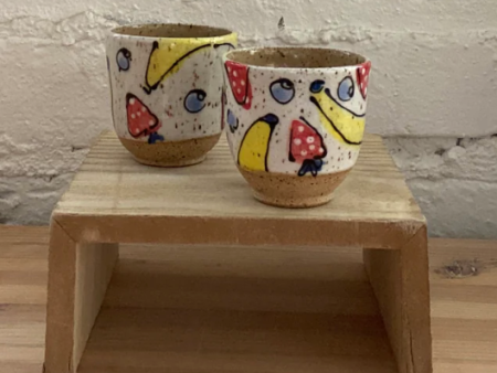 Fruit Salad Sake Cup by Rise and Shine Ceramics on Sale