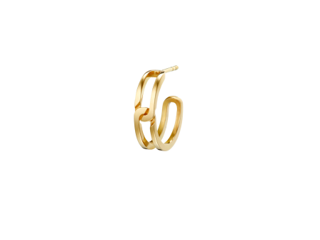 Small Gasp Gold Hoop Discount