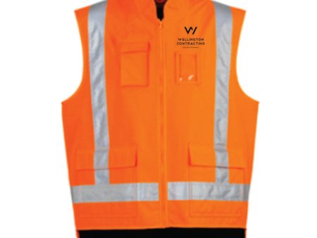 Wellington Contracting Fleece Lined Vest For Cheap