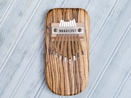 Zebrawood Thumb Piano by Mountain Melodies Online