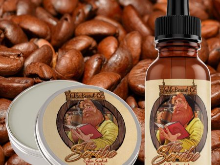 The Scribe - A Coffee Scented Beard Oil & Balm Kit Online Hot Sale