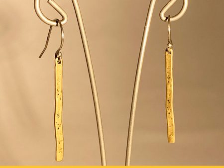 Linea Bar Earrings by Original Hardware Supply