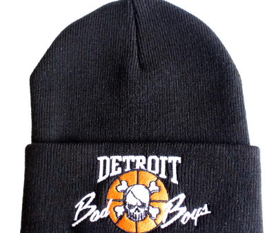 Wholesale * Detroit Bad Boys Cuffed Beanie Online Hot Sale