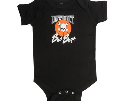 Detroit Bad Boys Classic Youth Onesie - Black Fashion