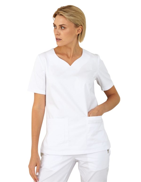 Treat in Style Women s Medical Surgical Blouse - White Online Sale