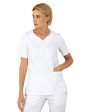 Treat in Style Women s Medical Surgical Blouse - White Online Sale