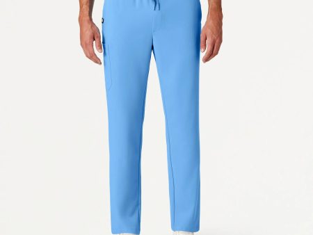 Jaanuu Men s Rhodes Everyday Straight-Leg Scrub Pant - Sky Blue For Sale