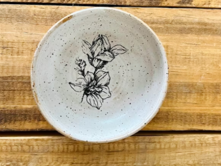 Floral Ramekin by Hands on Ceramics Hot on Sale