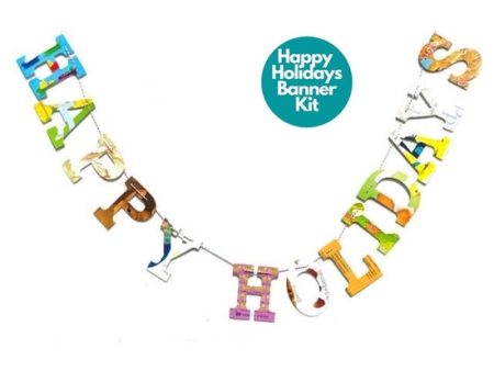 Happy Holidays  Garland by Attic Journals Cheap