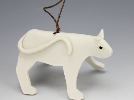 Porcelain Cat Ornament by Beth DiCara Hot on Sale