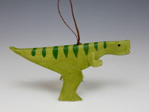 Porcelain T-Rex Ornament by Beth DiCara For Cheap