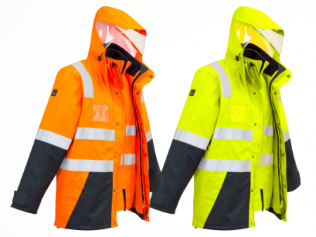 Mens Hi Vis 4 in 1 Waterproof Jacket - ZJ532 Online now