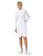 Treat in Style Women s Elegant Lab Coat - White Sale