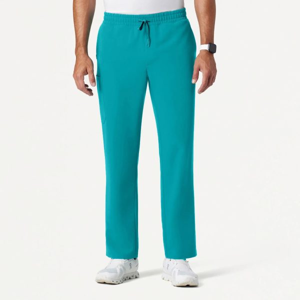 Jaanuu Men s Rhodes Everyday Straight-Leg Scrub Pant - Aqua Online