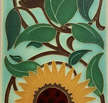 Ceramic Sunflower Tile by Motawi Tileworks Online