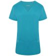 Simki Women s Ari Two Pocket Scrub Top - Teal For Discount