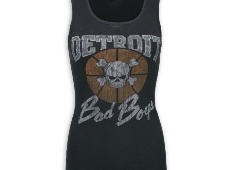 Detroit Bad Boys Ladies Distressed Tank Top For Discount