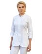 Treat in Style Women s Elegant Lab Coat Short - White Online Sale