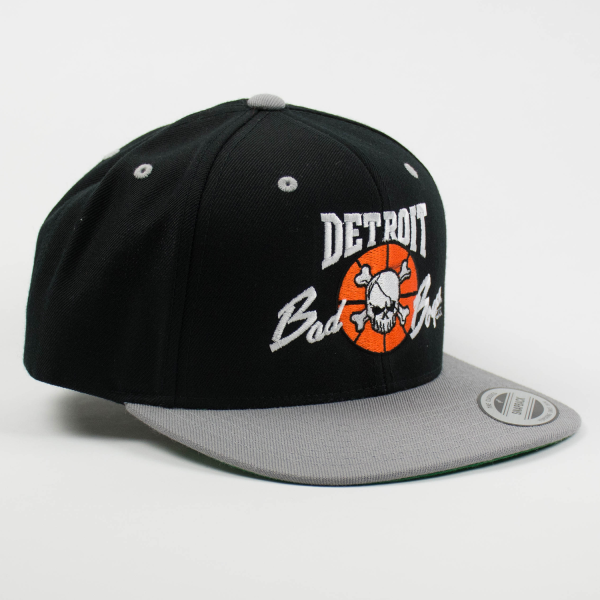 Detroit Bad Boys Flat Bill Grey Snapback Cap Online now