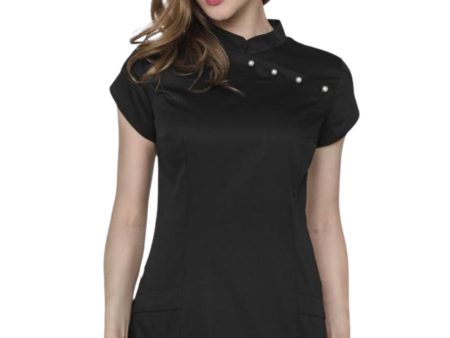 Treat in Style Women s Pearls Blouse - Black For Sale