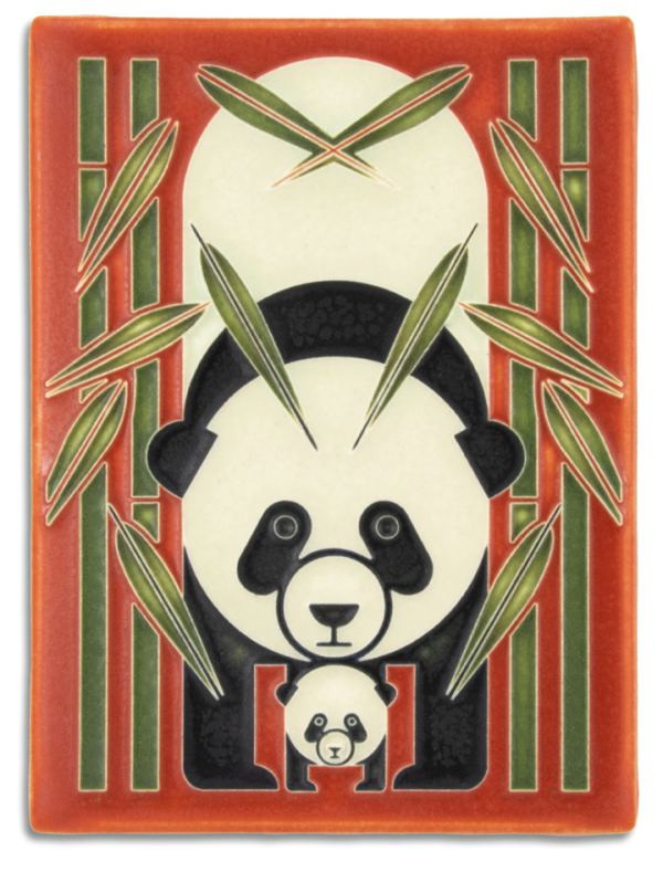 Ceramic  Panda Panda  Tile by Motawi Tileworks Sale