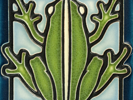 Ceramic Frog Tile by Motawi Tileworks Discount