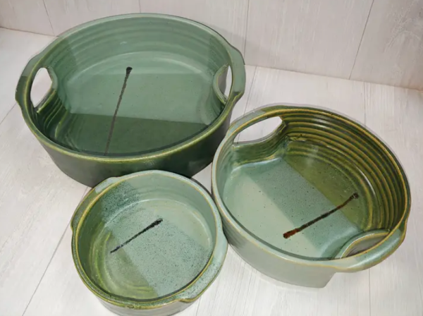 Nested Stoneware Baker Set by Maggy Ames Online Hot Sale