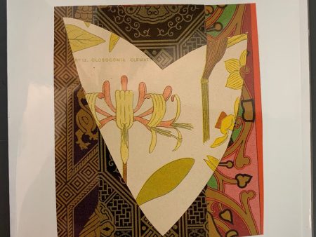 Mixed Media Collage Card by Ellen Mayer For Sale