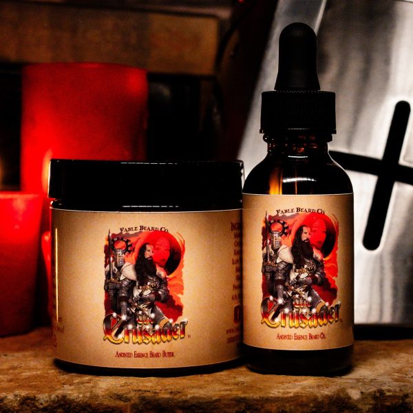 The Crusader - Beard Oil & Butter Kit - Ancient Citrus Musk, Lavender Soaked Sandalwood, and Eucalyptus Spice Sale