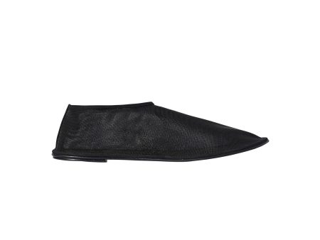 Black Sock Slip-On Flats Sale