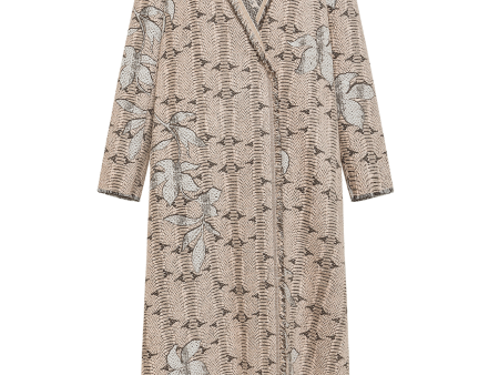 Dune Lily Jacquard Coat Online Hot Sale