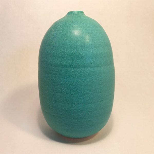 Small Oval Bud Vase by Judy Jackson For Cheap