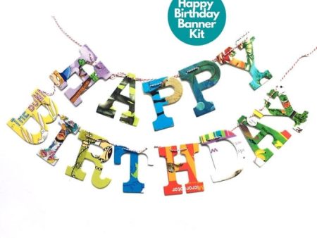 Happy Birthday  Garland by Attic Journals on Sale