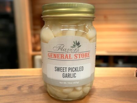 Sweet Pickled Garlic Hot on Sale