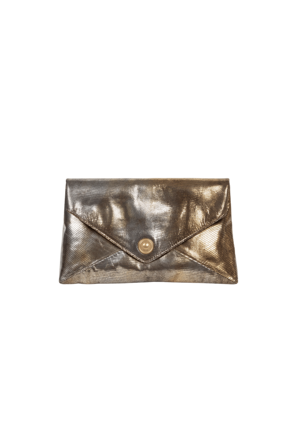 Metallic Envelope Clutch Online Hot Sale