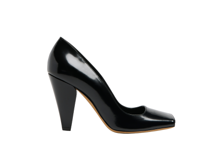 Black Cedar Leather Pumps Sale