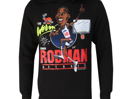 Detroit Bad Boys Dennis  The Worm  Rodman Hoodie Sale