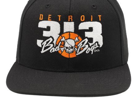 Detroit Bad Boys Flat Bill Snapback Cap - 313 Supply