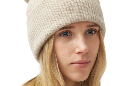 Stockholm Cashmere Sand Beanie Discount