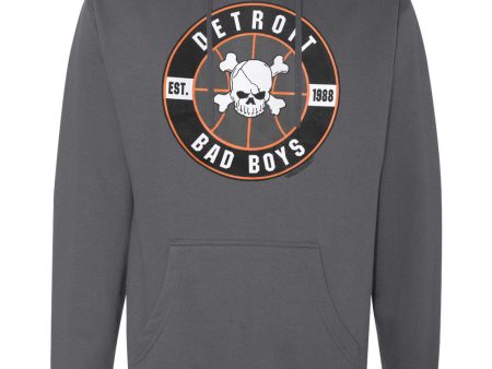 Detroit Bad Boys Hoodie Grey Circle Discount