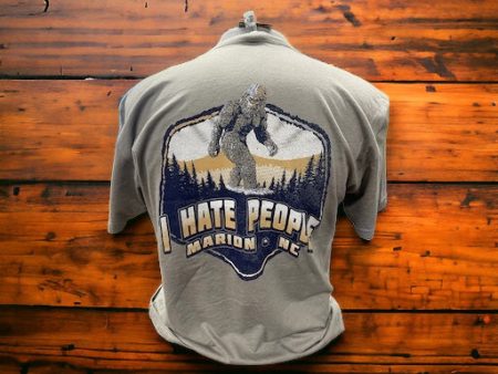 “I Hate People” Marion NC Bigfoot T Shirt Cheap