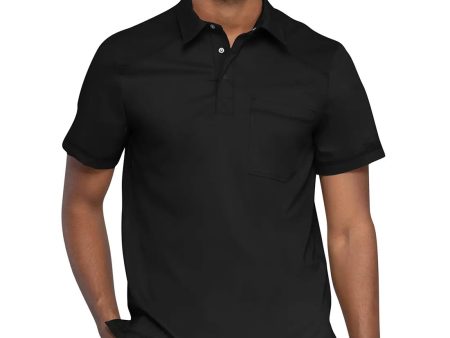 Cherokee Men s Polo Shirt - Black on Sale