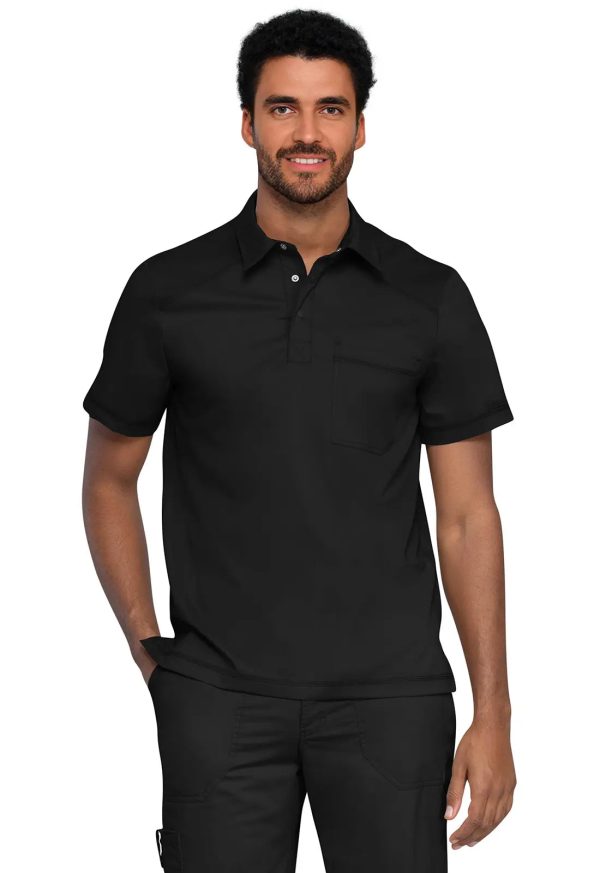 Cherokee Men s Polo Shirt - Black on Sale